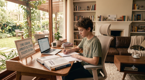 criar um ambiente de estudo eficiente em casa